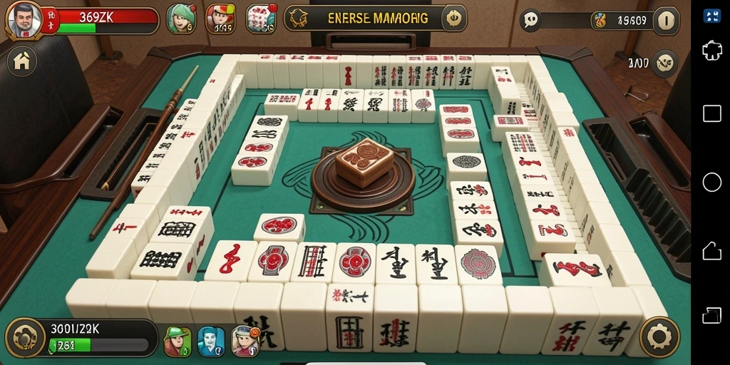 Tampilan gameplay Mahjong yang menarik dan menantang di 369ZK.
