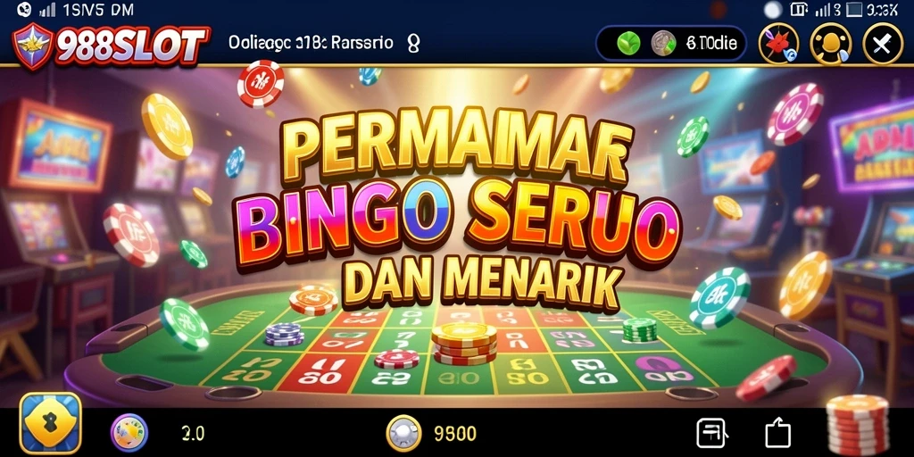 Screenshot gameplay 988SLOT yang menampilkan keseruan permainan Bingo.