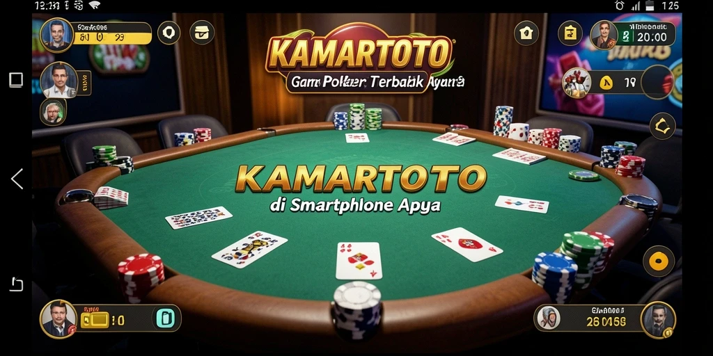 Screenshot permainan KAMARTOTO menampilkan keseruan bermain Poker.