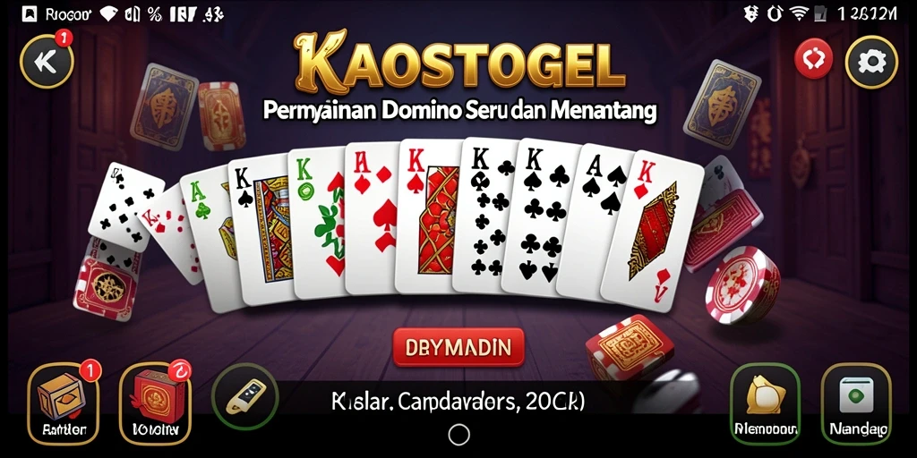Screenshot gameplay KAOSTOGEL yang menarik dan seru.