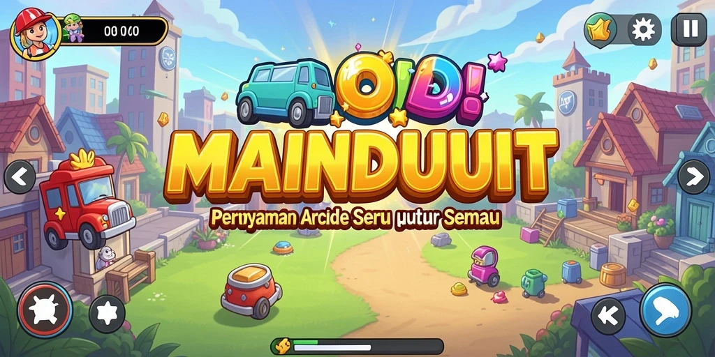 Tangkapan layar dari gameplay MAINDUIT yang menyenangkan.
