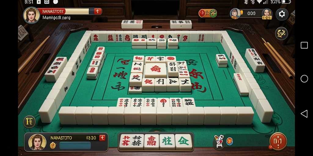 Gameplay Mahjong yang seru dan menantang di NANASTOTO.