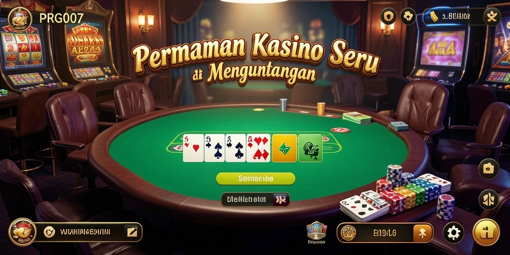 Tampilan gameplay mendebarkan di PRG007 dengan berbagai permainan kasino.