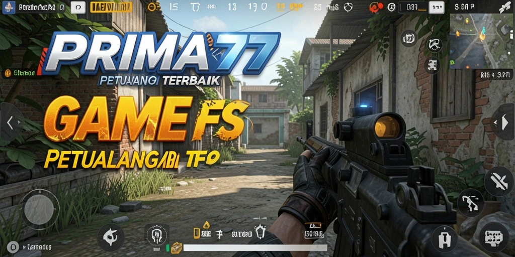 Tampilan menarik dari gameplay intens dalam PRIMA77.