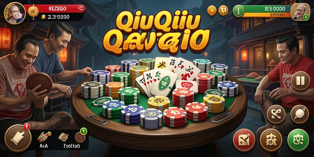 Screenshot gameplay QiuQiu REZEGO yang seru dan menantang.
