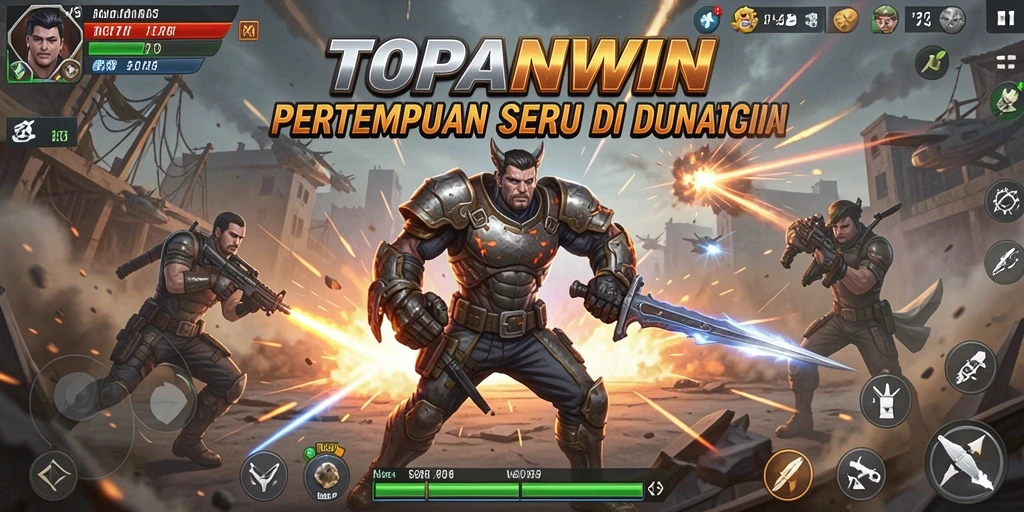 Tampilkan momen seru dari gameplay action di TOPANWIN.